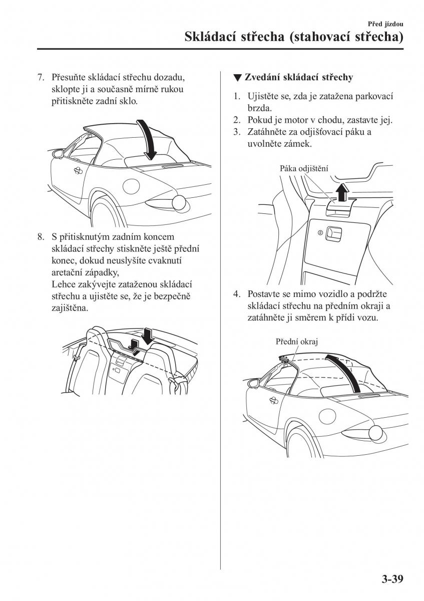 Mazda MX 5 Miata ND IV 4 navod k obsludze / page 114