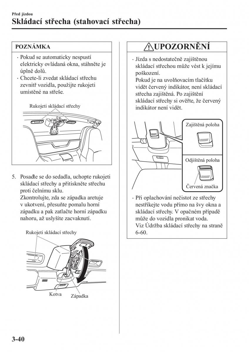 Mazda MX 5 Miata ND IV 4 navod k obsludze / page 115