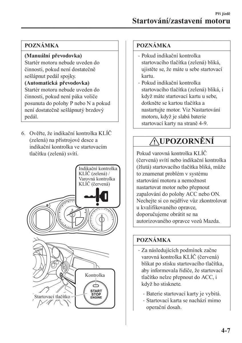 Mazda MX 5 Miata ND IV 4 navod k obsludze / page 140