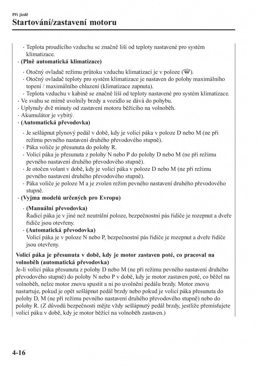 Mazda MX 5 Miata ND IV 4 navod k obsludze / page 149