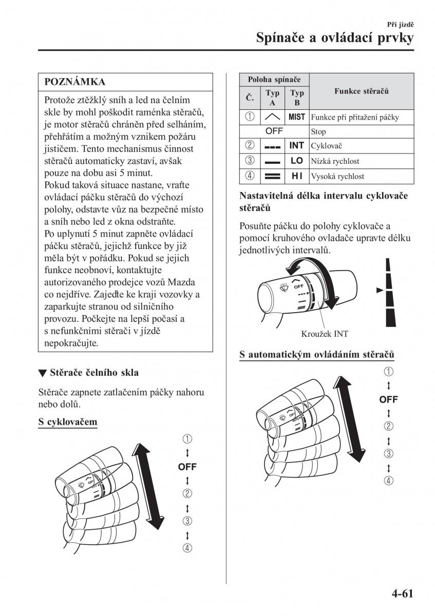 Mazda MX 5 Miata ND IV 4 navod k obsludze / page 194