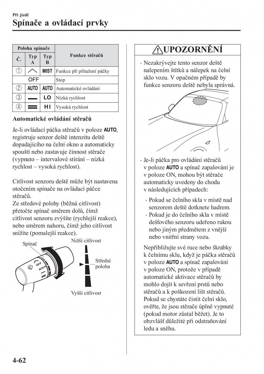 Mazda MX 5 Miata ND IV 4 navod k obsludze / page 195