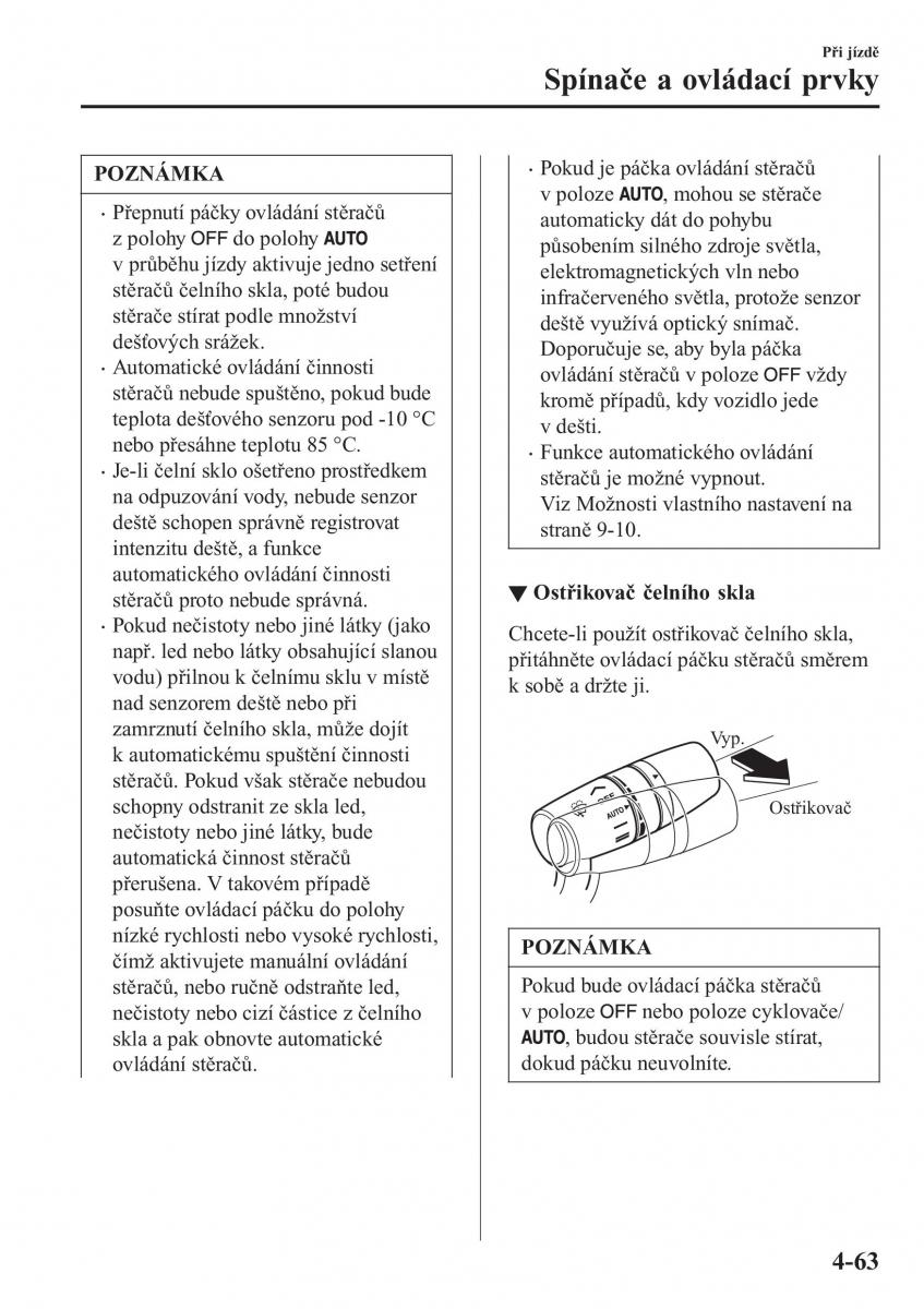 Mazda MX 5 Miata ND IV 4 navod k obsludze / page 196