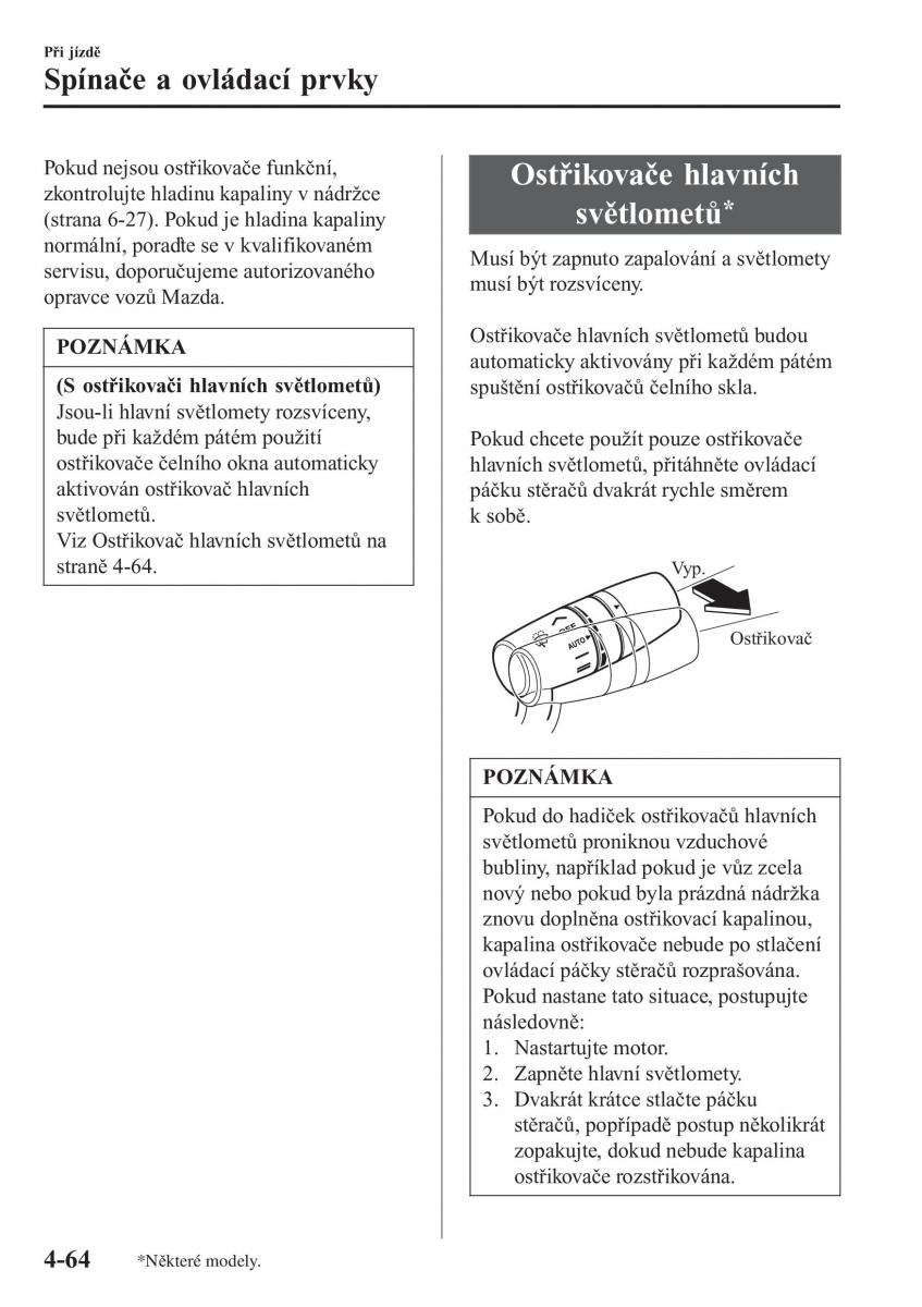 Mazda MX 5 Miata ND IV 4 navod k obsludze / page 197