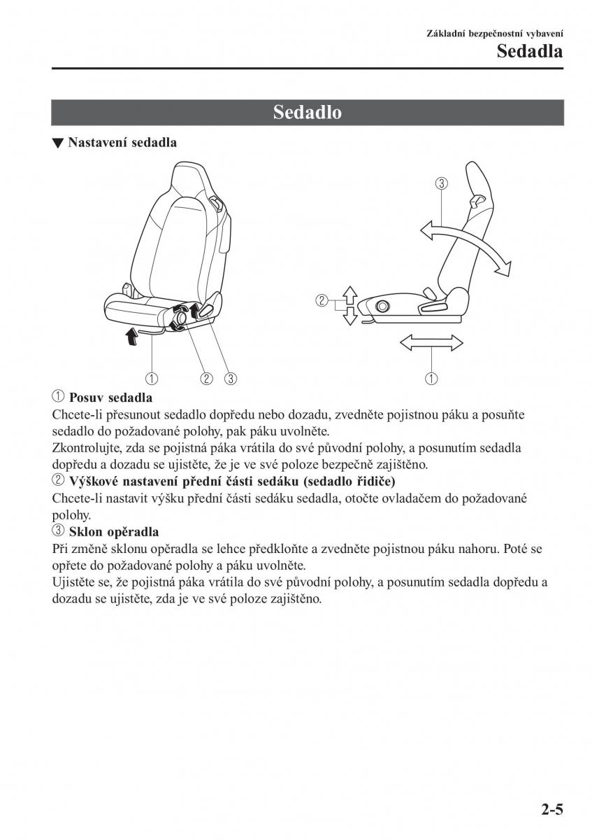 Mazda MX 5 Miata ND IV 4 navod k obsludze / page 22