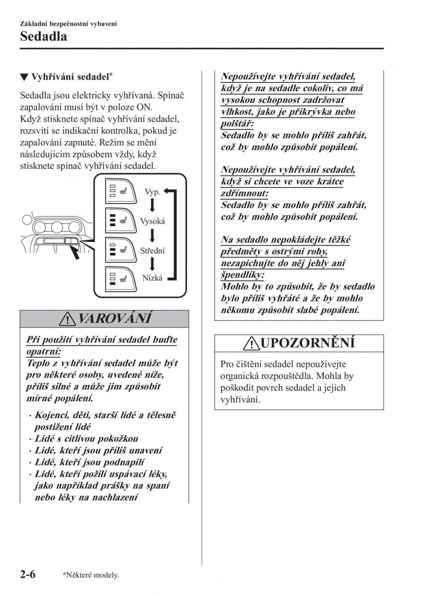 Mazda MX 5 Miata ND IV 4 navod k obsludze / page 23