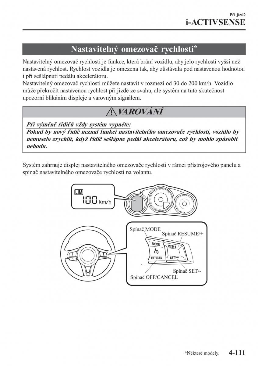 Mazda MX 5 Miata ND IV 4 navod k obsludze / page 244