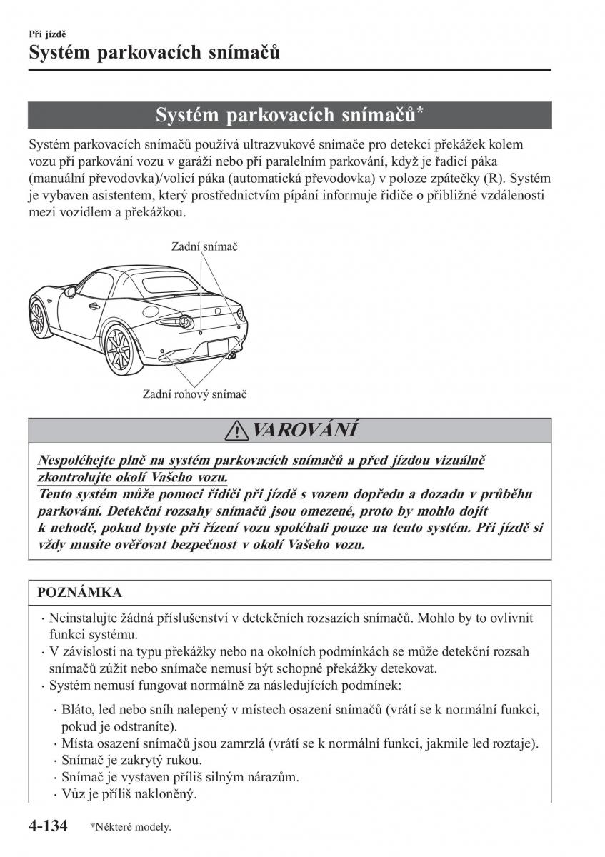 Mazda MX 5 Miata ND IV 4 navod k obsludze / page 267