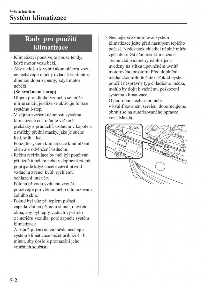 Mazda MX 5 Miata ND IV 4 navod k obsludze / page 273