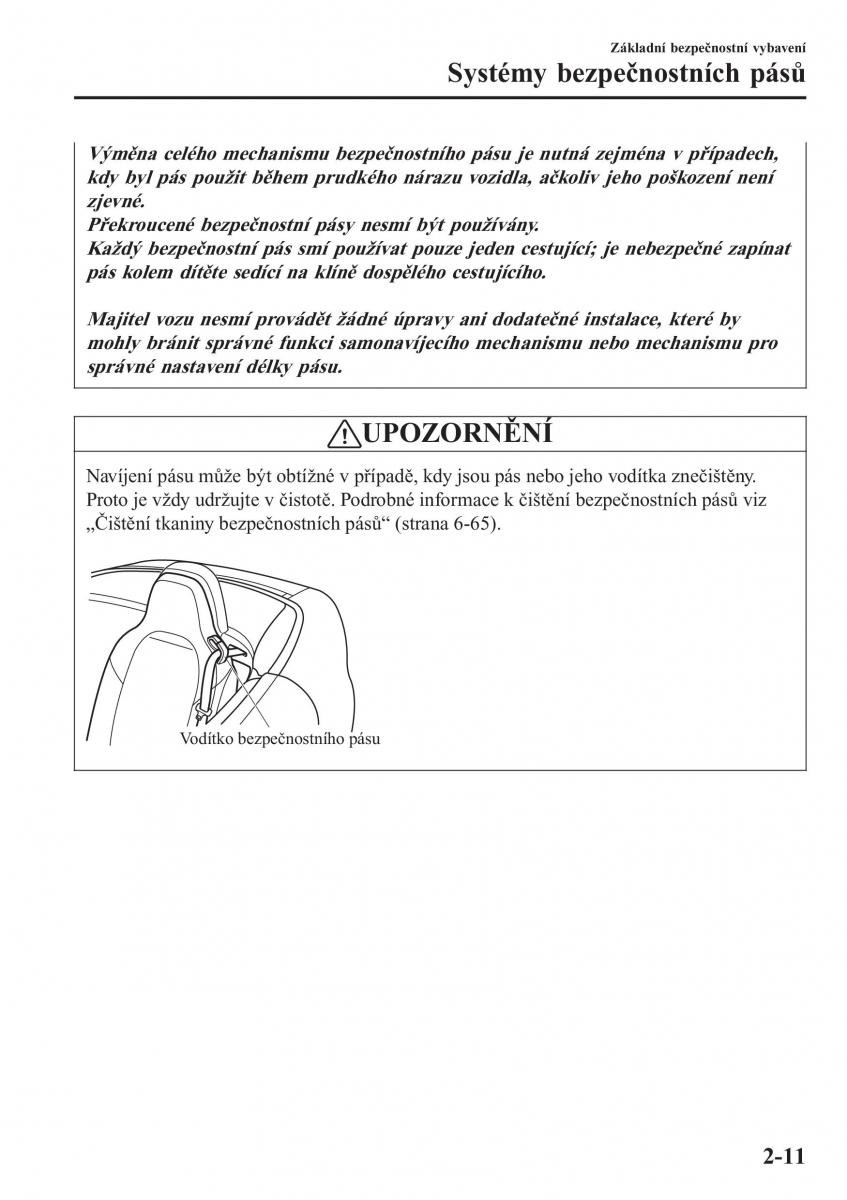 Mazda MX 5 Miata ND IV 4 navod k obsludze / page 28