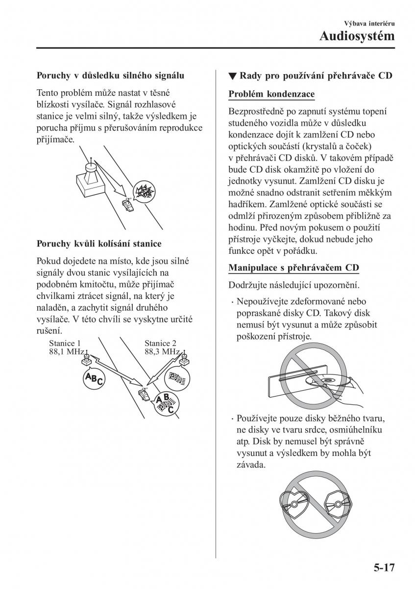 Mazda MX 5 Miata ND IV 4 navod k obsludze / page 288