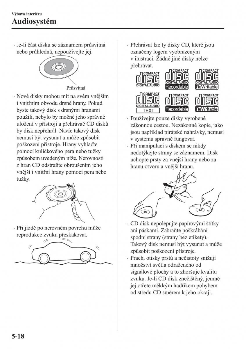 Mazda MX 5 Miata ND IV 4 navod k obsludze / page 289