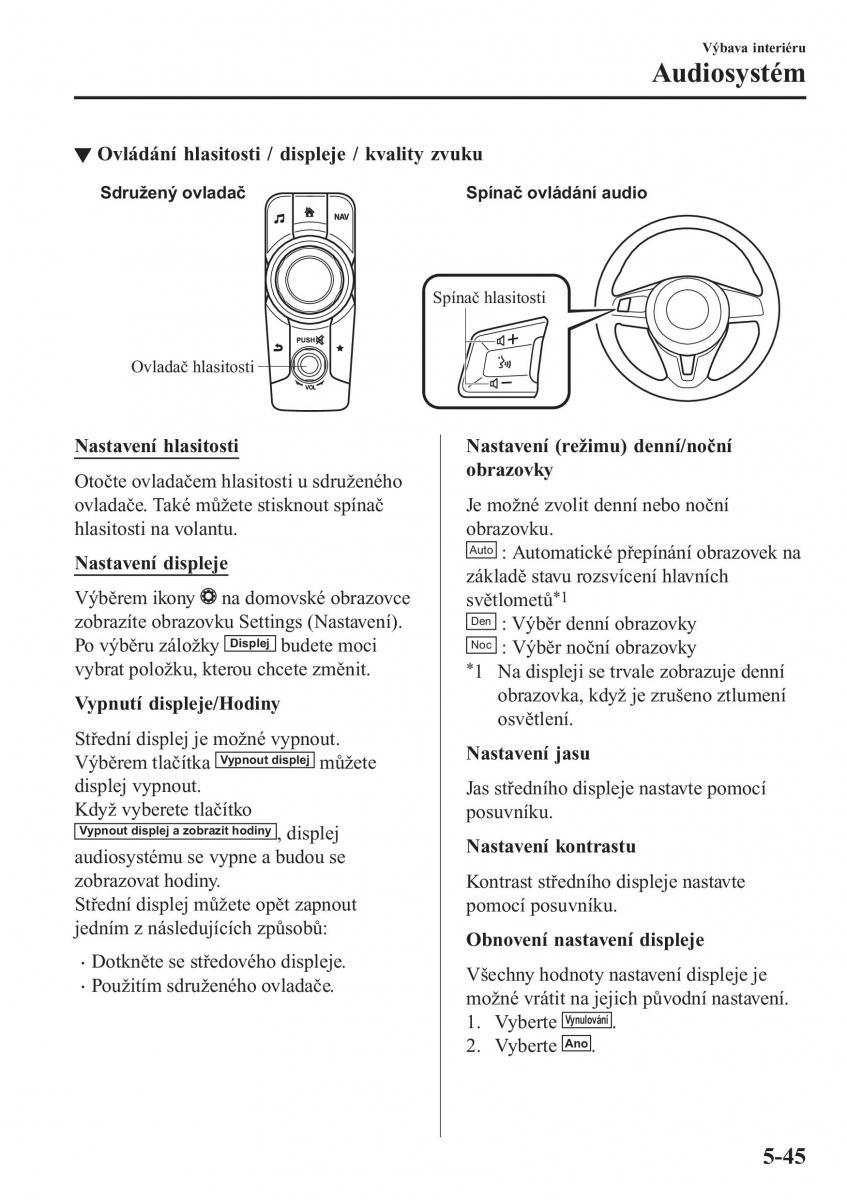 Mazda MX 5 Miata ND IV 4 navod k obsludze / page 316