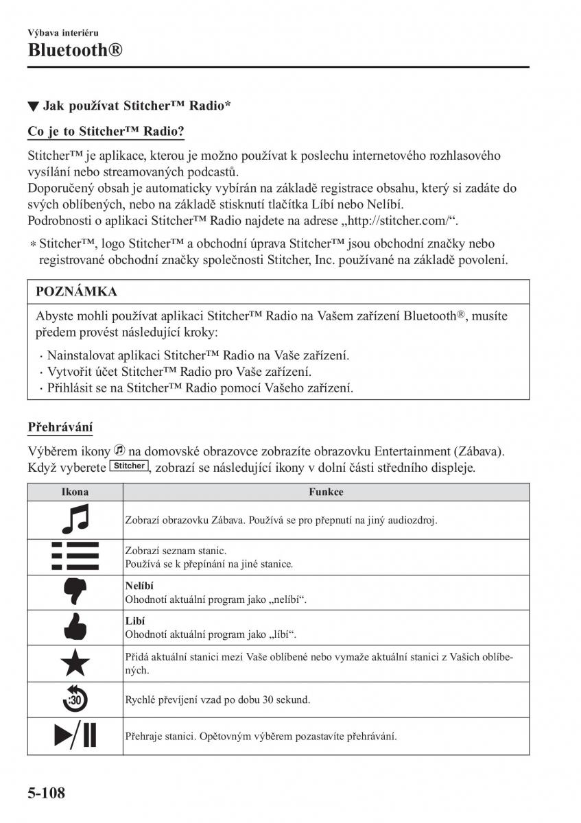 Mazda MX 5 Miata ND IV 4 navod k obsludze / page 379