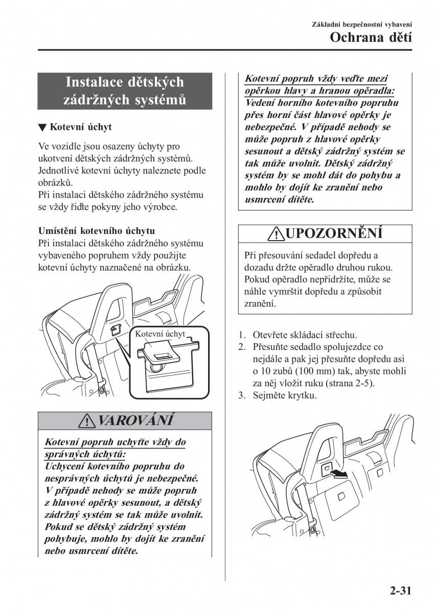 Mazda MX 5 Miata ND IV 4 navod k obsludze / page 48