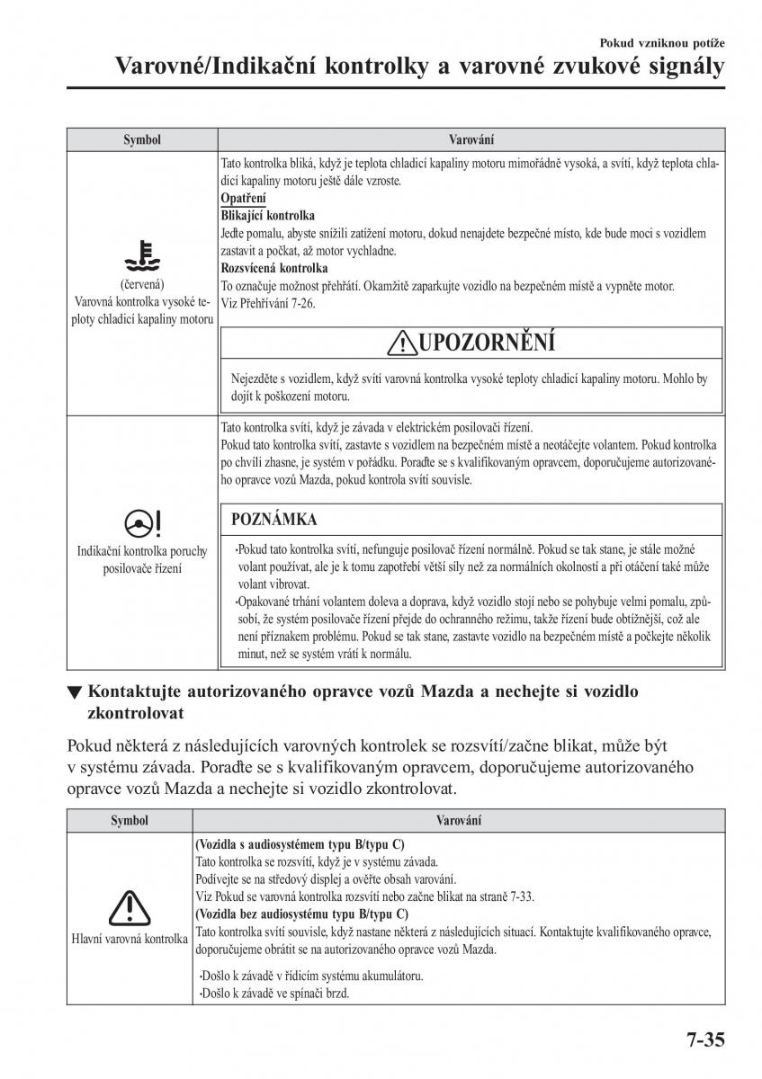 Mazda MX 5 Miata ND IV 4 navod k obsludze / page 496