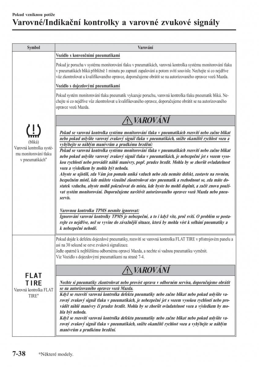 Mazda MX 5 Miata ND IV 4 navod k obsludze / page 499