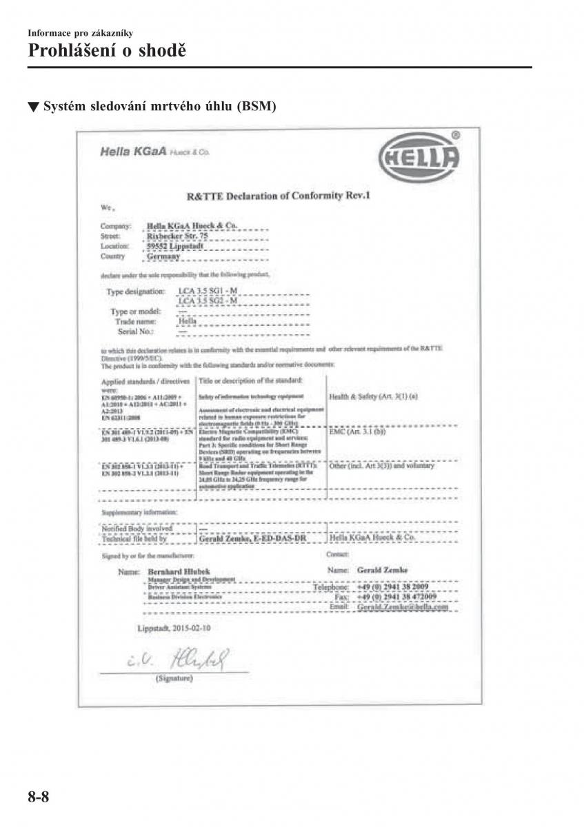 Mazda MX 5 Miata ND IV 4 navod k obsludze / page 523