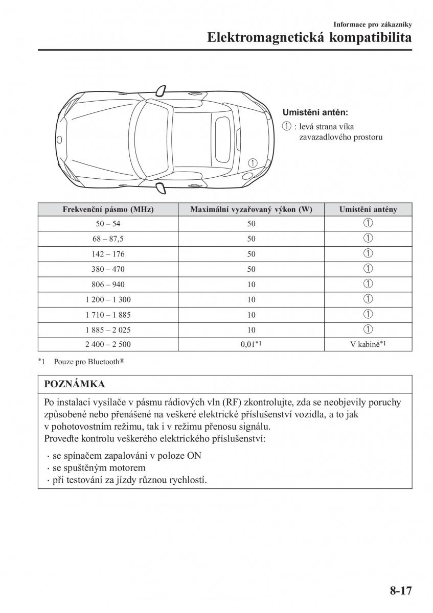 Mazda MX 5 Miata ND IV 4 navod k obsludze / page 532