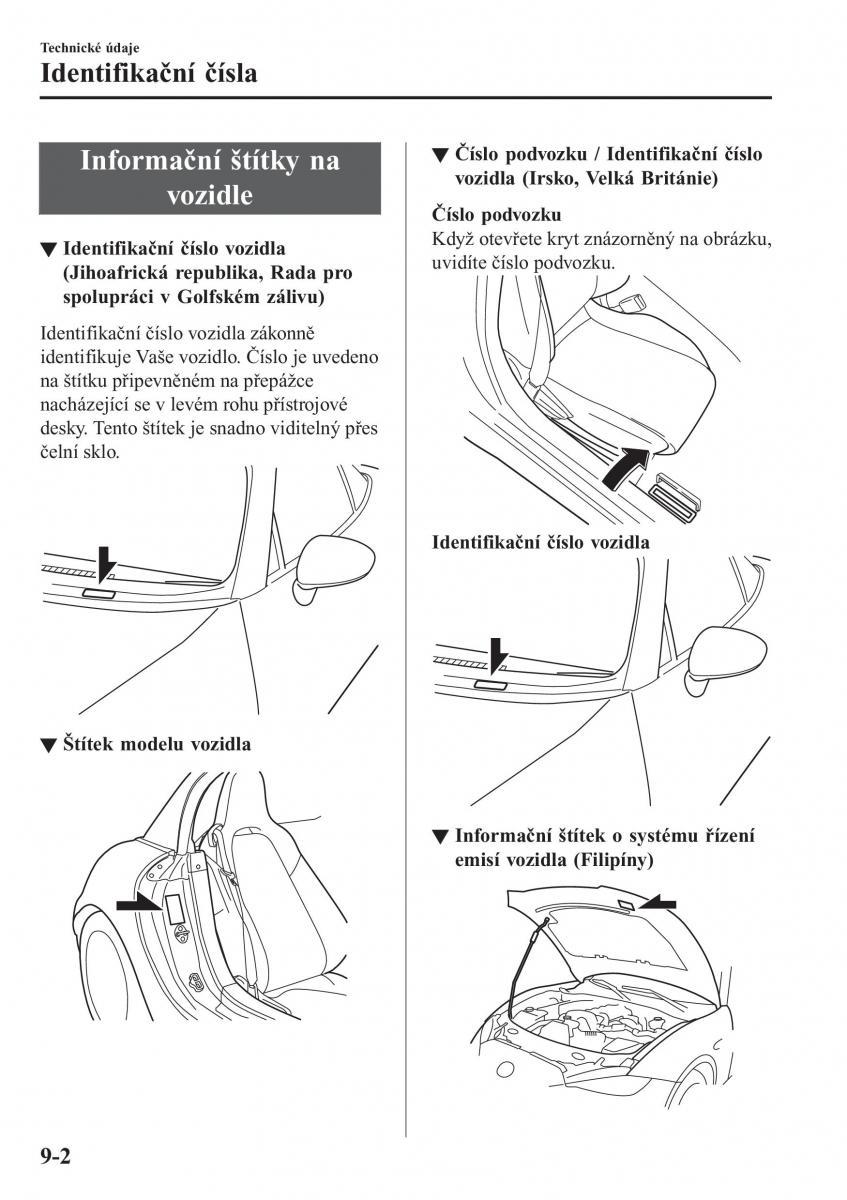 Mazda MX 5 Miata ND IV 4 navod k obsludze / page 537