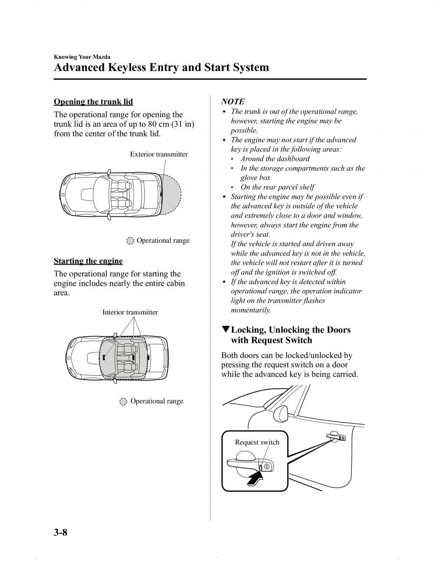 Mazda MX 5 Miata ND IV 4 owners manual / page 62