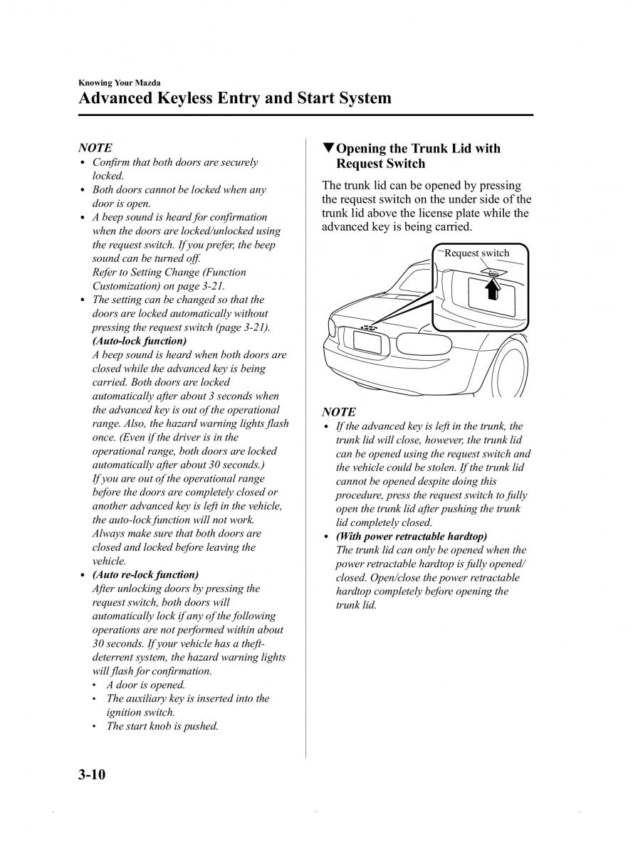 Mazda MX 5 Miata ND IV 4 owners manual / page 64