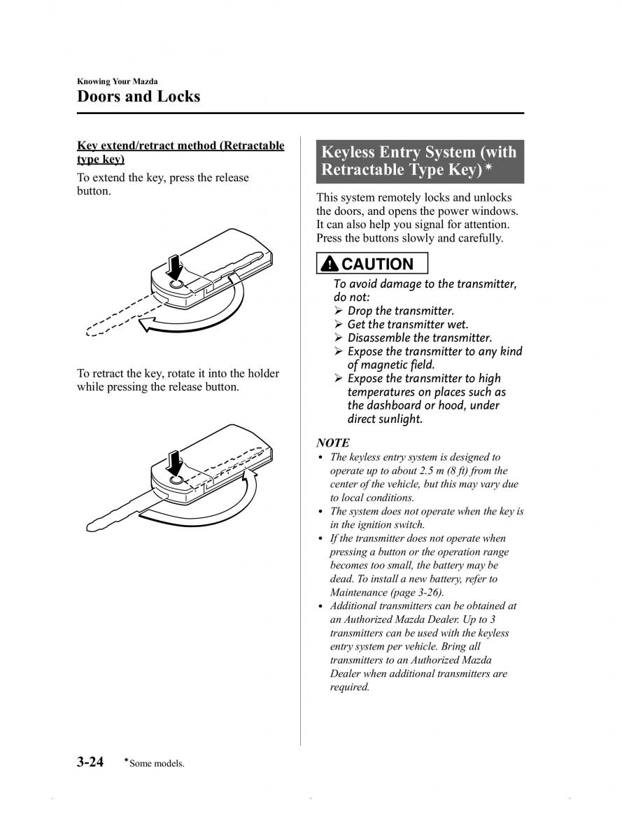 Mazda MX 5 Miata ND IV 4 owners manual / page 78