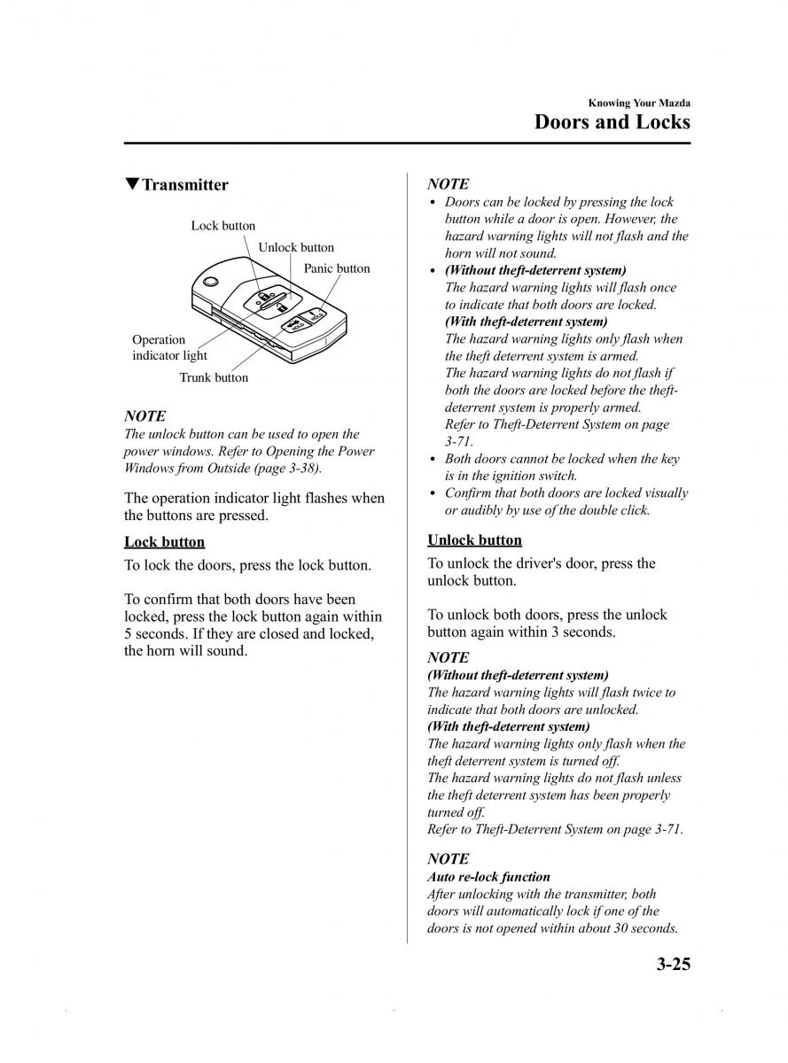 Mazda MX 5 Miata ND IV 4 owners manual / page 79