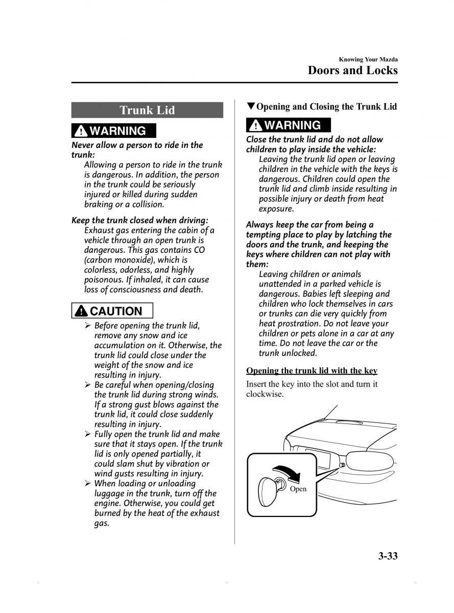 Mazda MX 5 Miata ND IV 4 owners manual / page 87