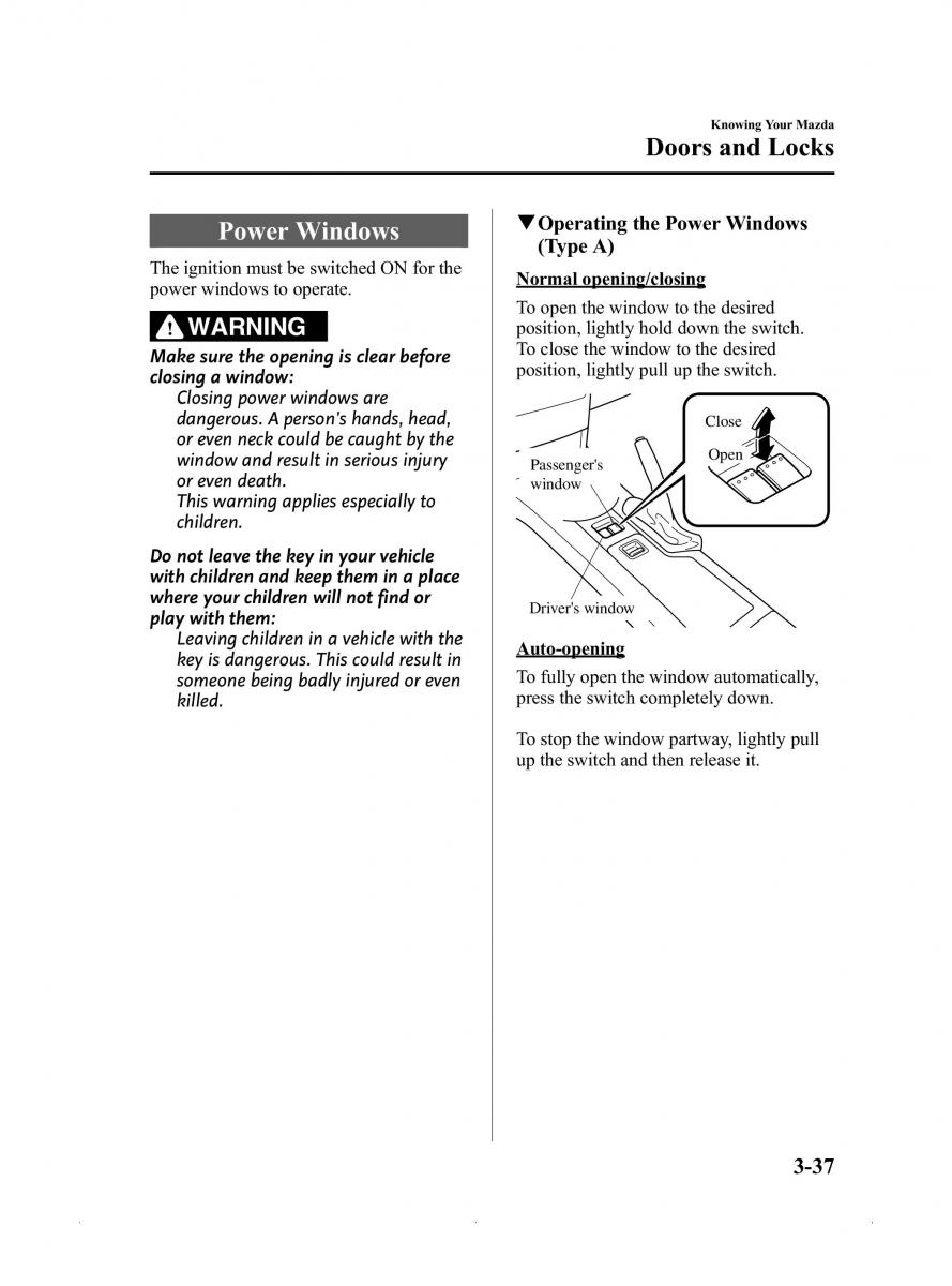 Mazda MX 5 Miata ND IV 4 owners manual / page 91