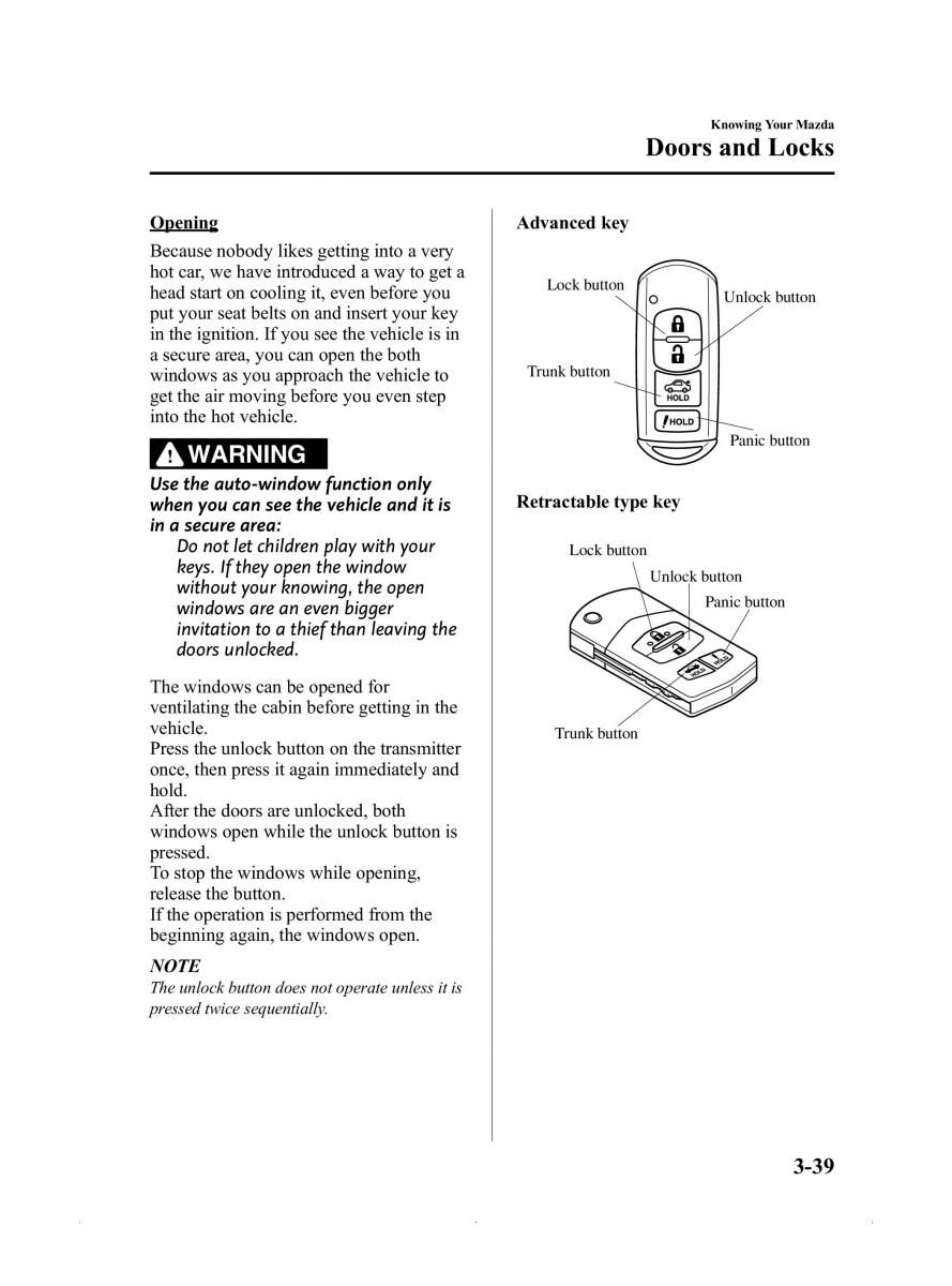 Mazda MX 5 Miata ND IV 4 owners manual / page 93