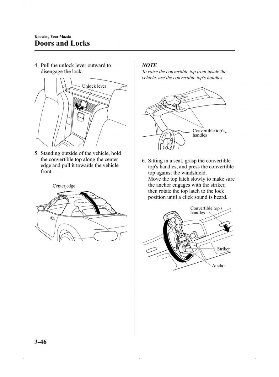 Mazda MX 5 Miata ND IV 4 owners manual / page 100