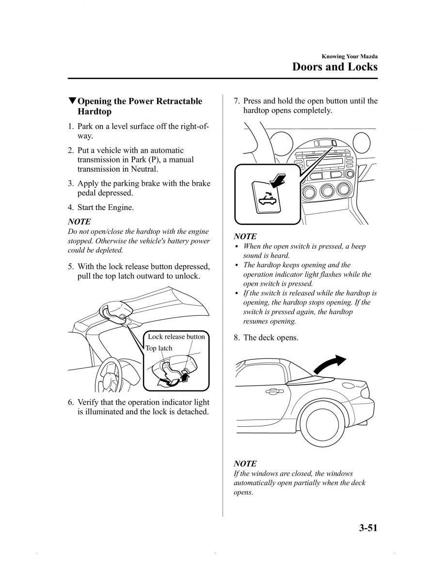 Mazda MX 5 Miata ND IV 4 owners manual / page 105