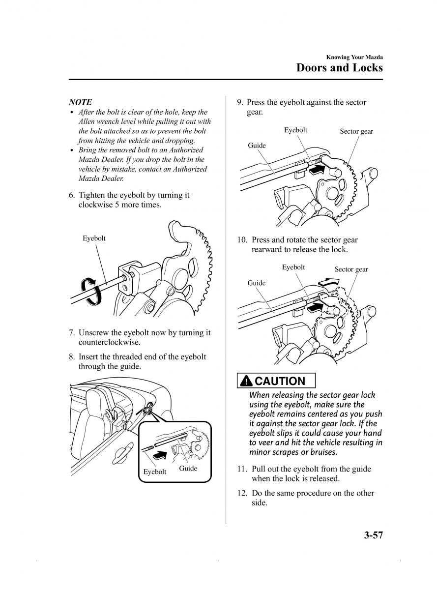 Mazda MX 5 Miata ND IV 4 owners manual / page 111