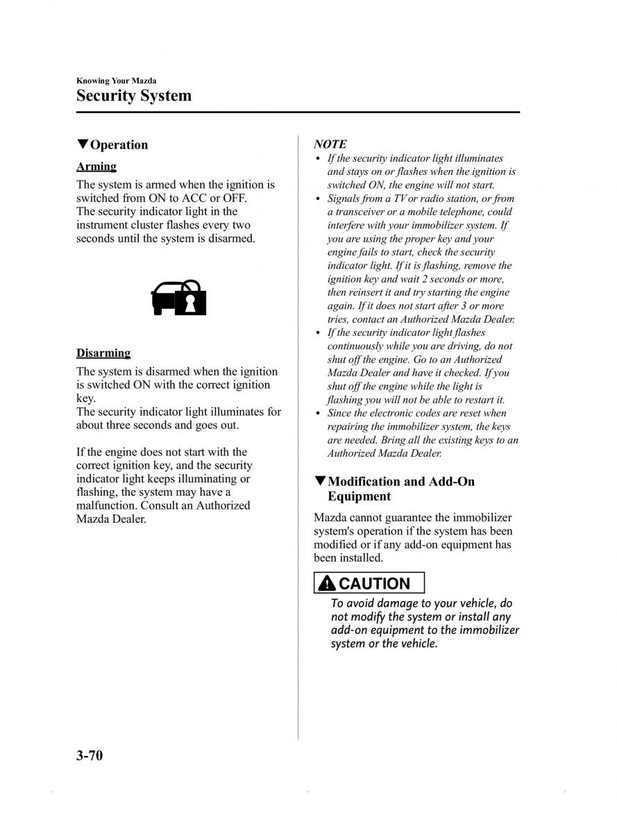 Mazda MX 5 Miata ND IV 4 owners manual / page 124