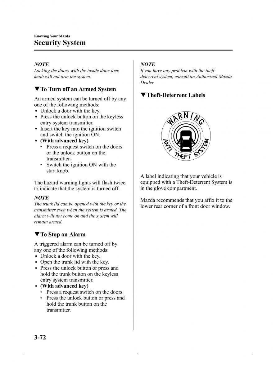 Mazda MX 5 Miata ND IV 4 owners manual / page 126