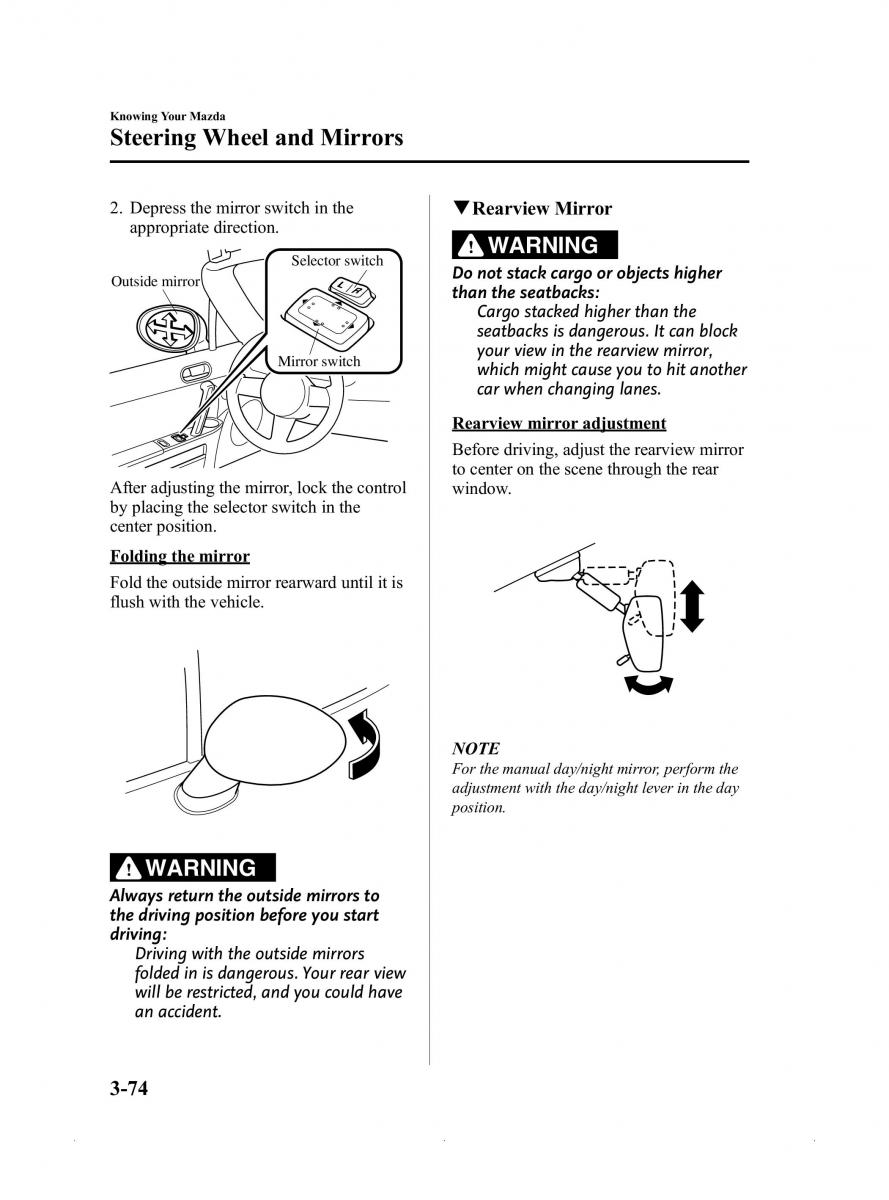 Mazda MX 5 Miata ND IV 4 owners manual / page 128