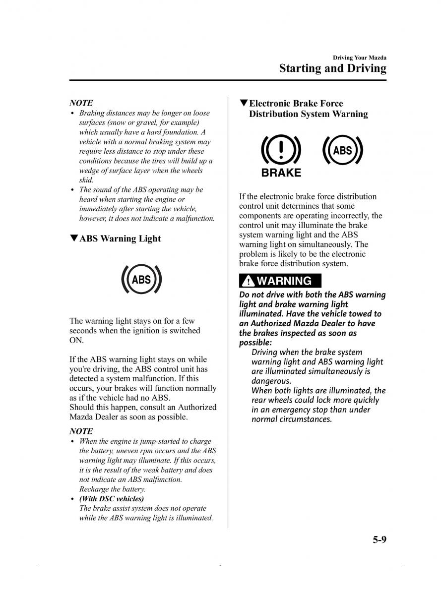 Mazda MX 5 Miata ND IV 4 owners manual / page 153