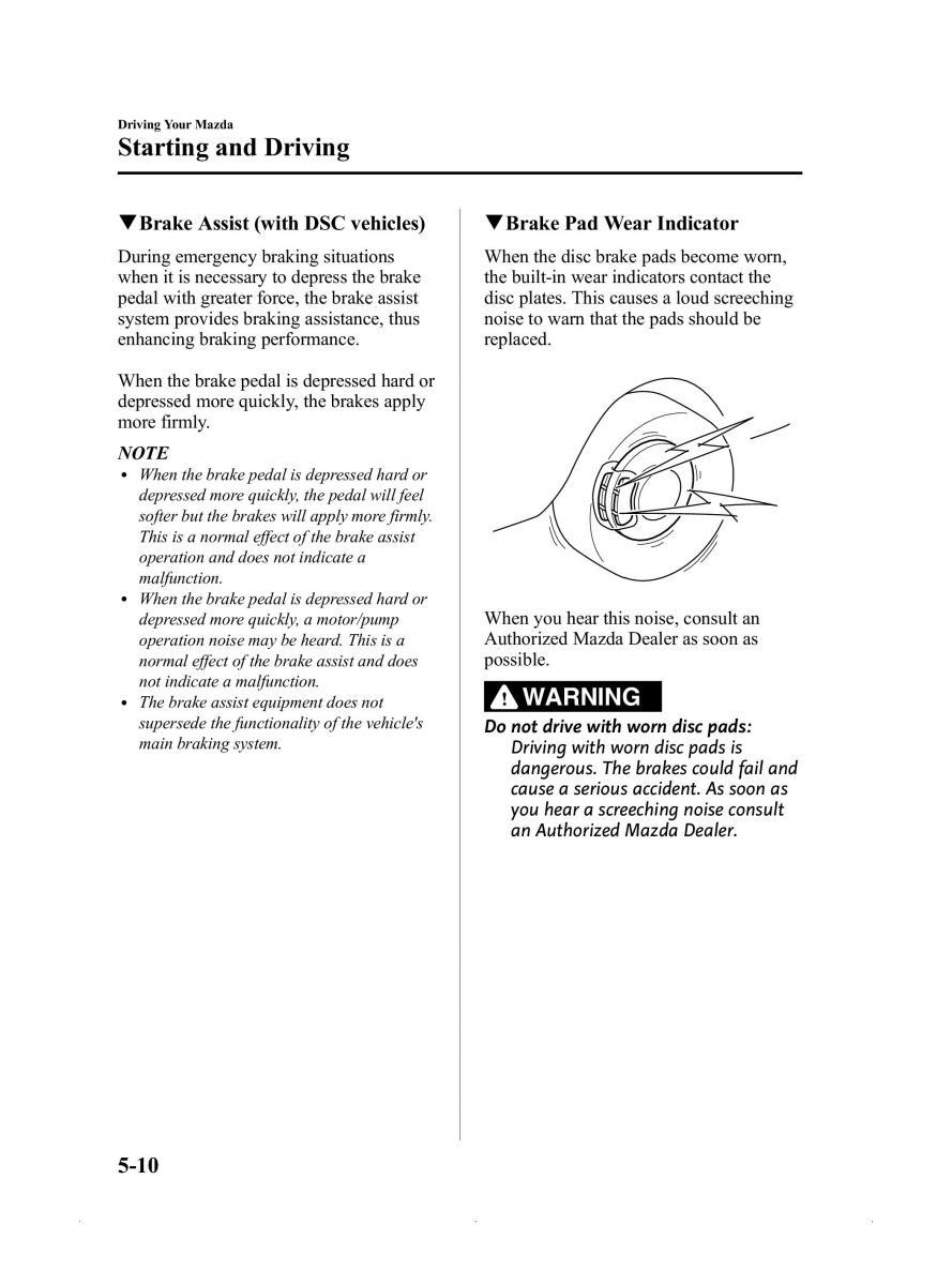 Mazda MX 5 Miata ND IV 4 owners manual / page 154