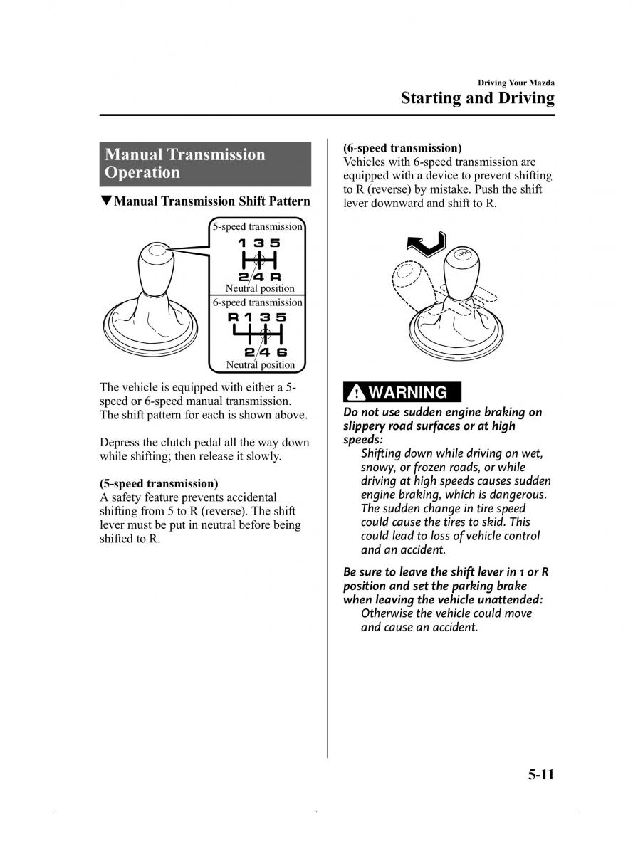 Mazda MX 5 Miata ND IV 4 owners manual / page 155