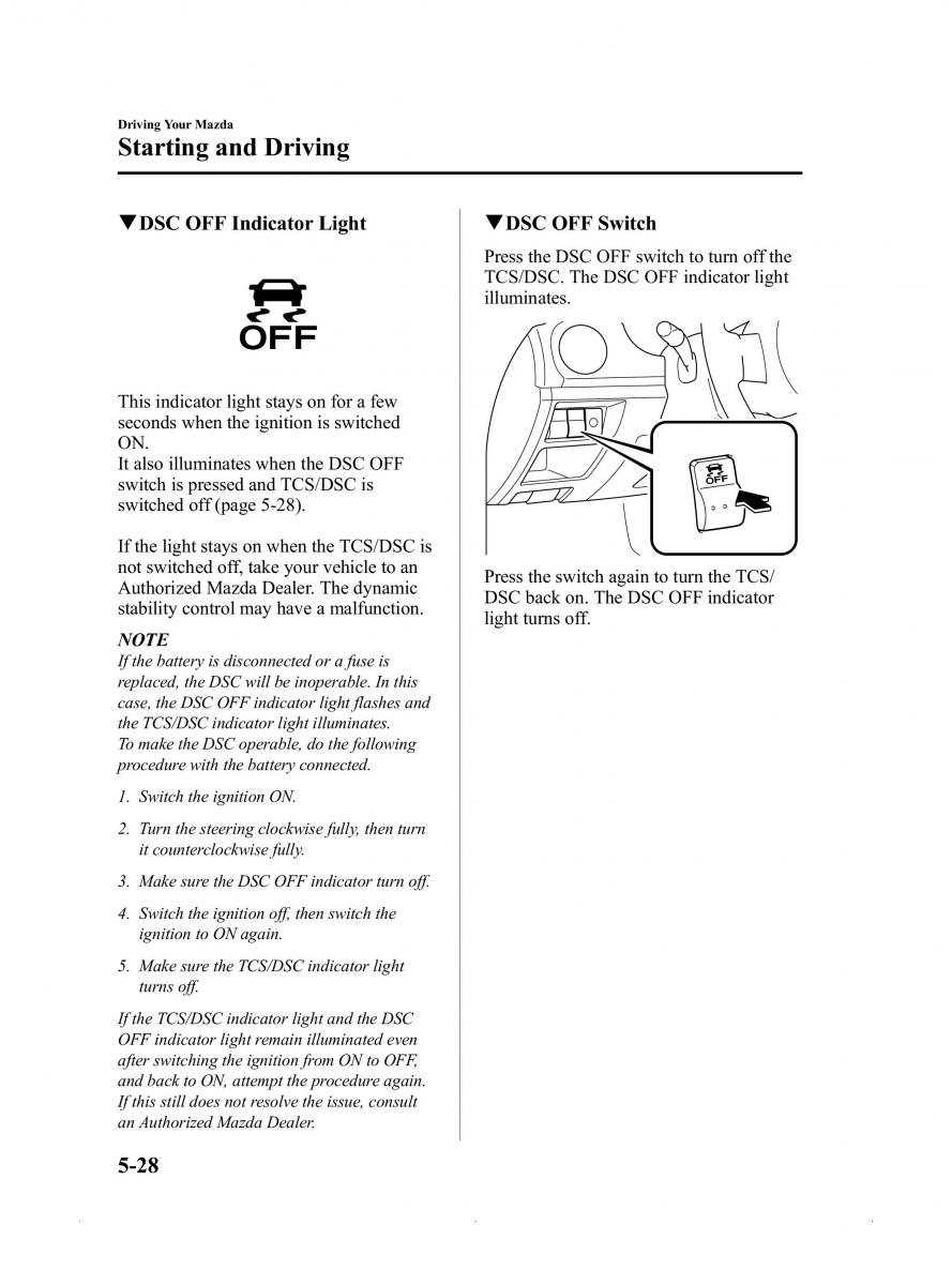 Mazda MX 5 Miata ND IV 4 owners manual / page 172