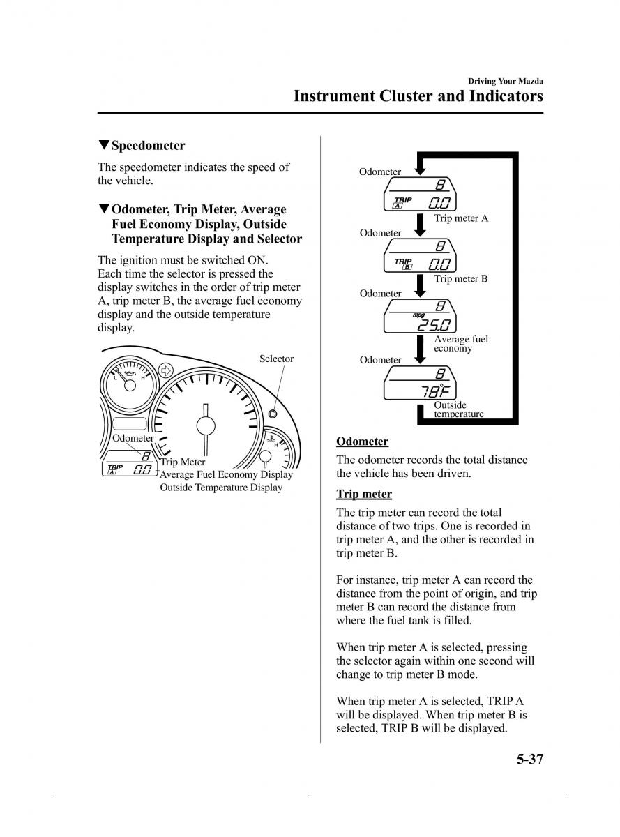 Mazda MX 5 Miata ND IV 4 owners manual / page 181