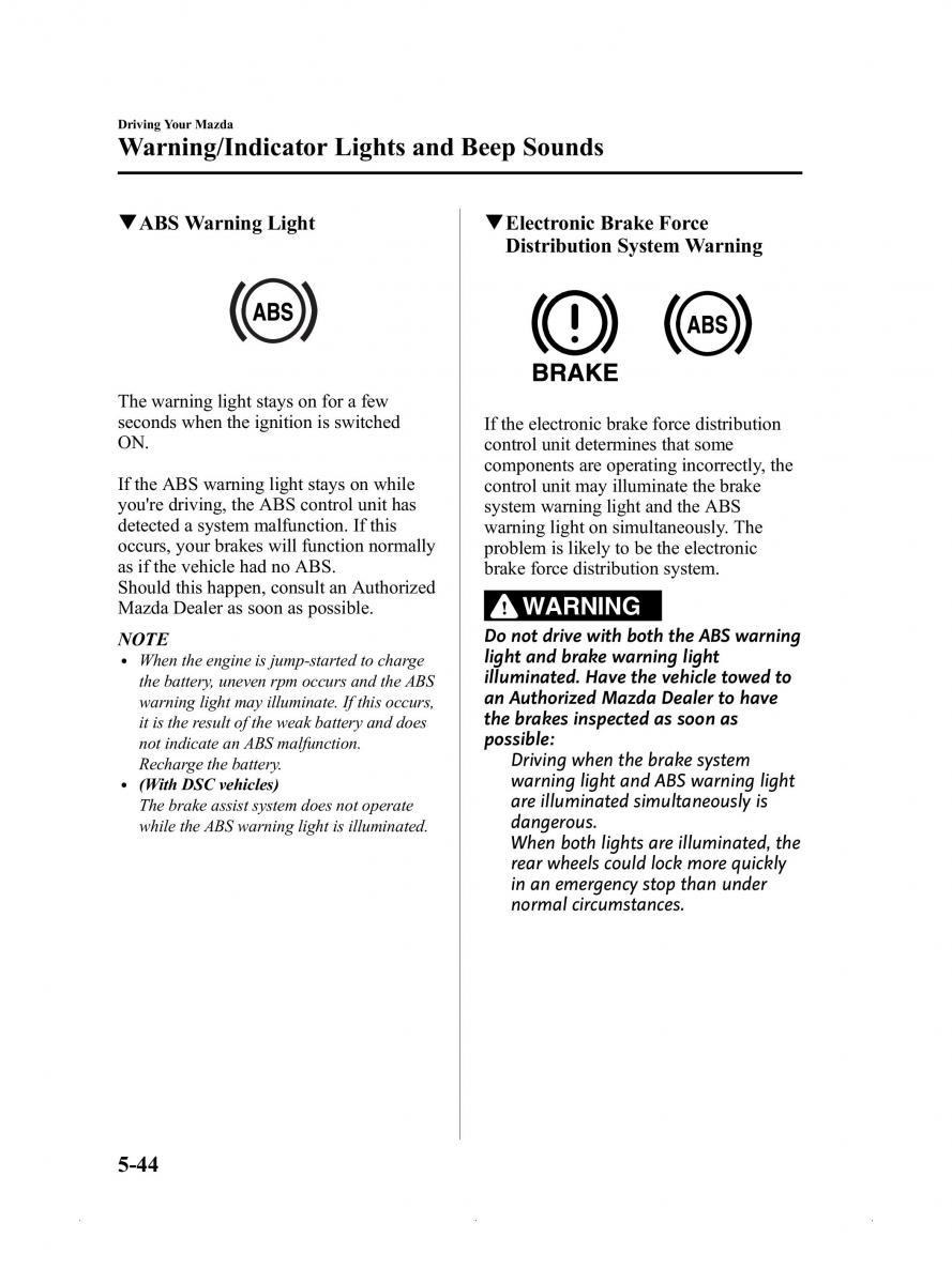 Mazda MX 5 Miata ND IV 4 owners manual / page 188