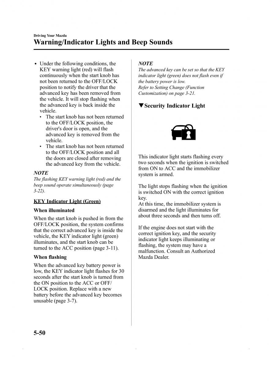 Mazda MX 5 Miata ND IV 4 owners manual / page 194