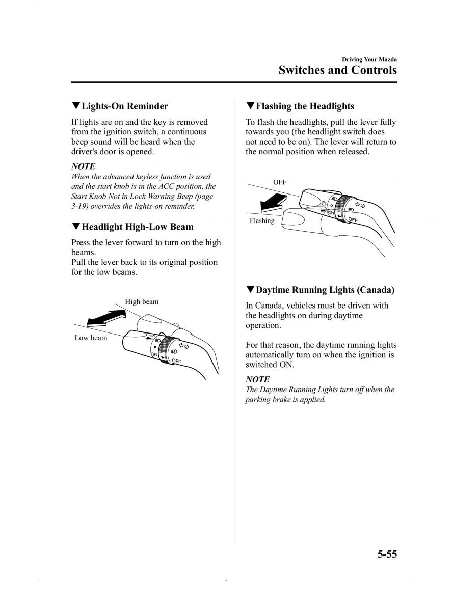 Mazda MX 5 Miata ND IV 4 owners manual / page 199