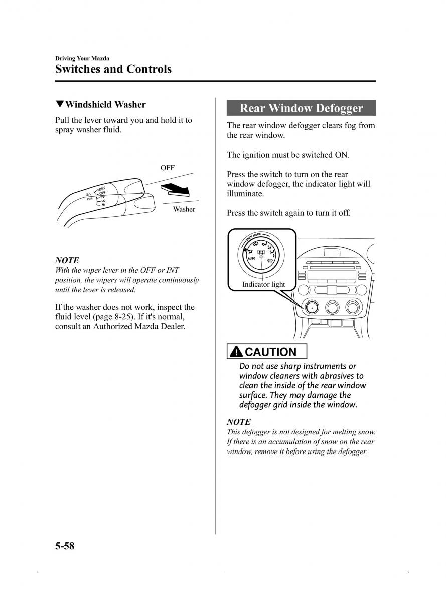 Mazda MX 5 Miata ND IV 4 owners manual / page 202