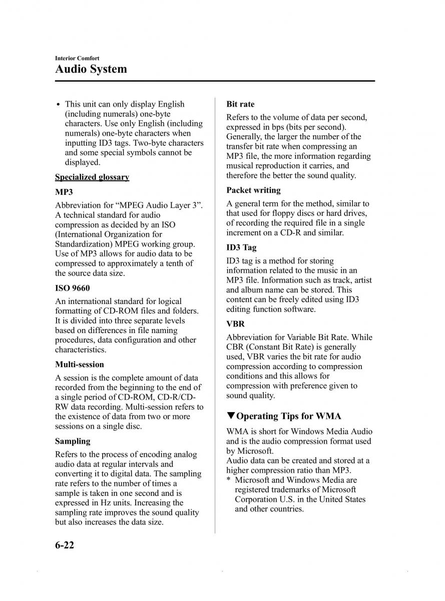 Mazda MX 5 Miata ND IV 4 owners manual / page 234