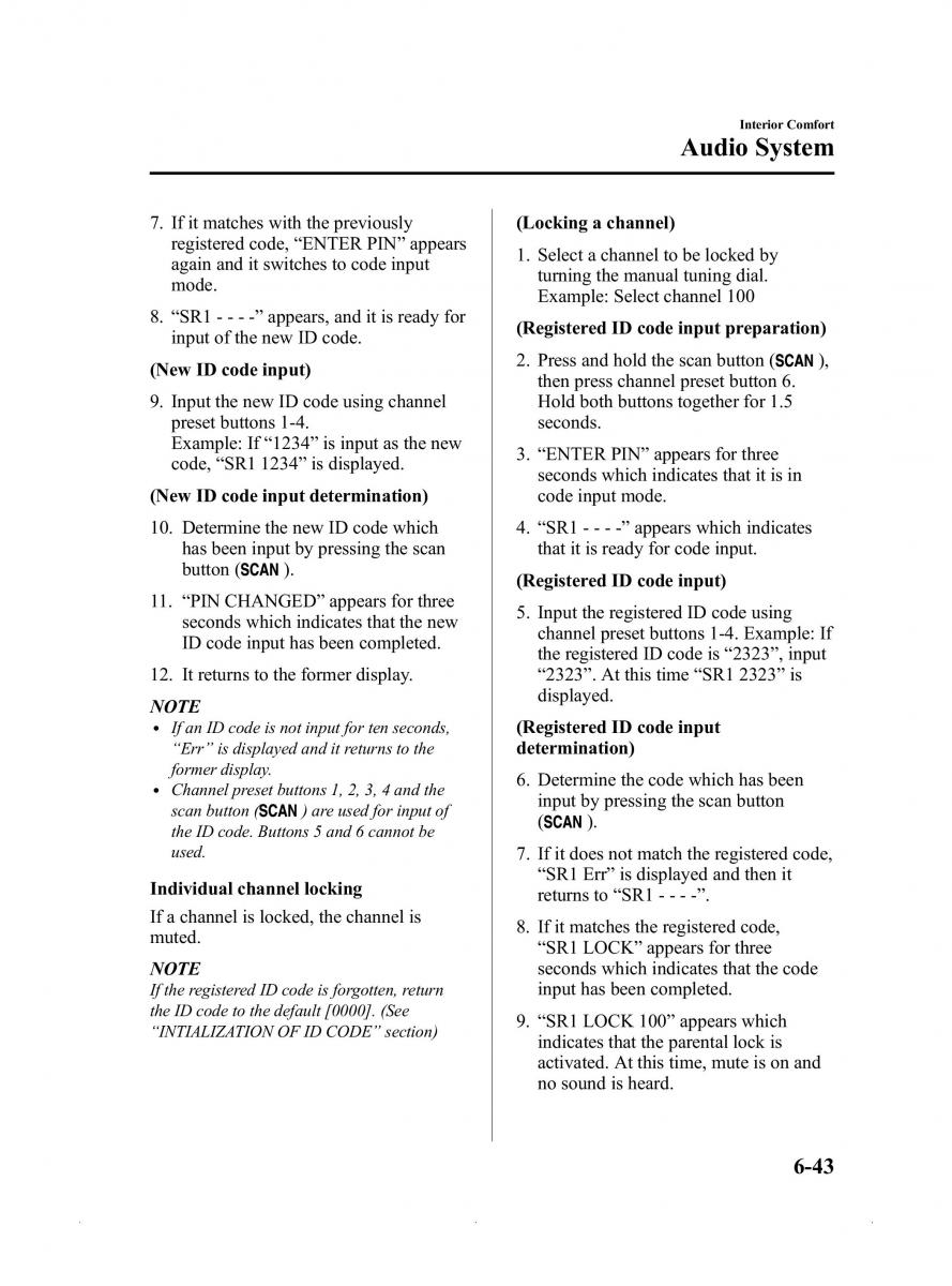 Mazda MX 5 Miata ND IV 4 owners manual / page 255