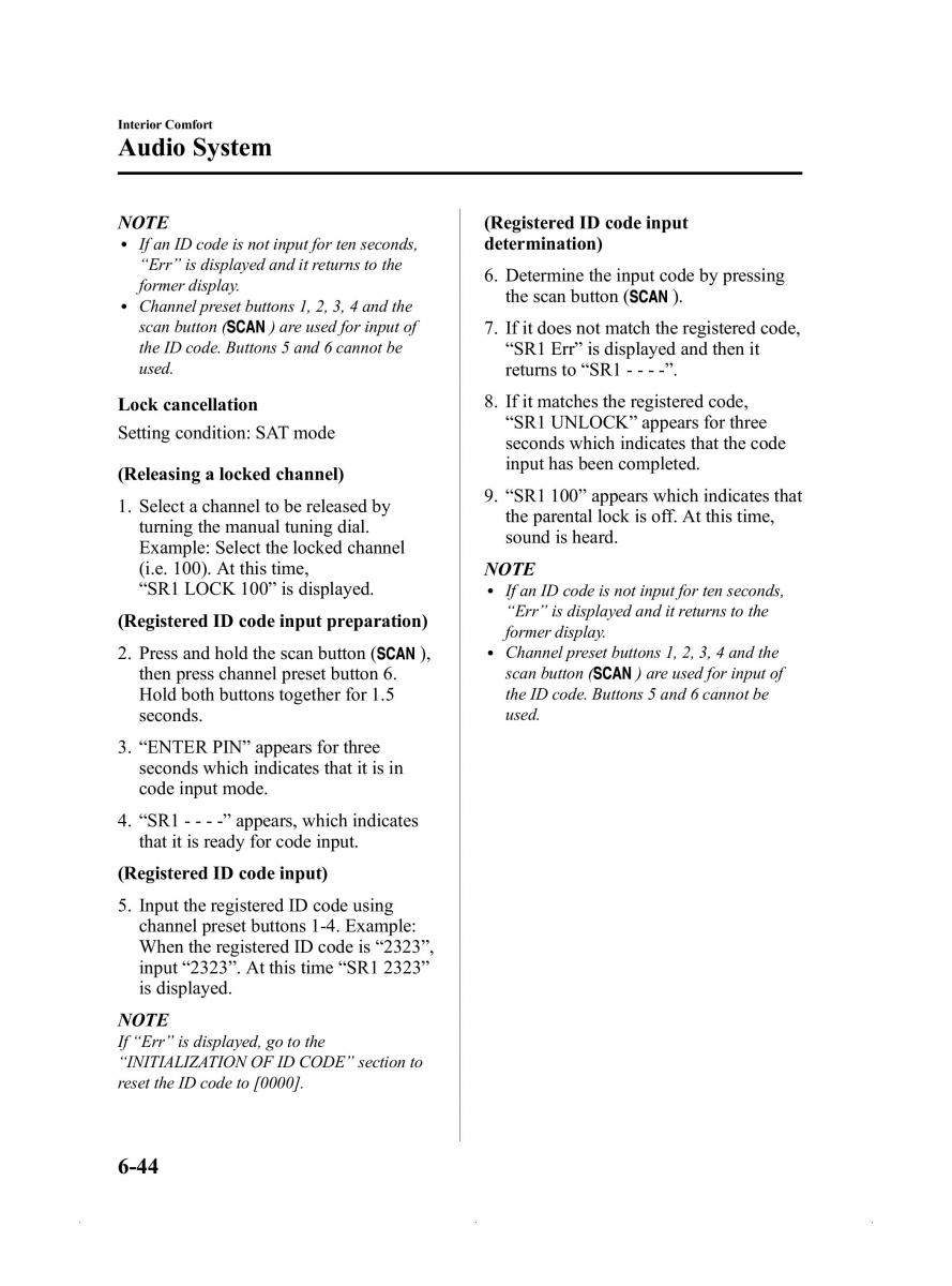 Mazda MX 5 Miata ND IV 4 owners manual / page 256