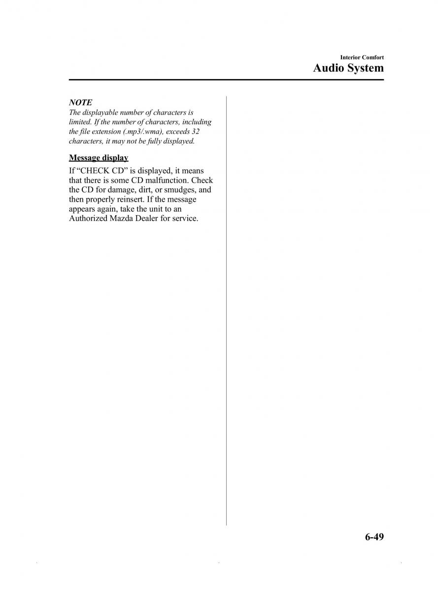 Mazda MX 5 Miata ND IV 4 owners manual / page 261